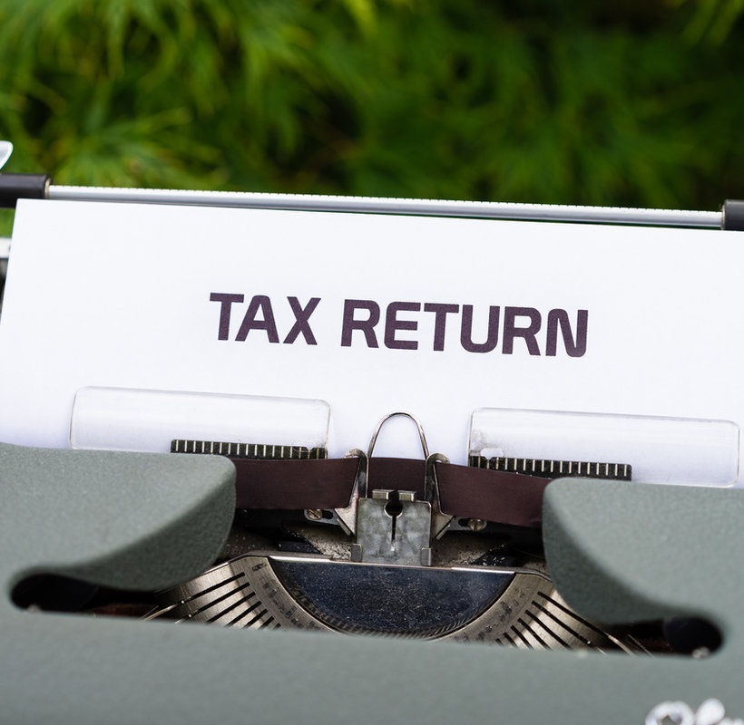 Tax documents and calculator